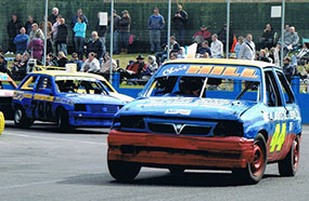 Chris heading the pack at Aldershot