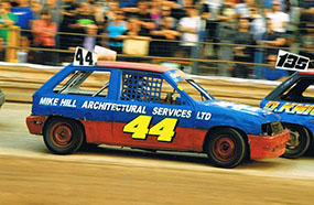 Chris racing at Arlington in 2013